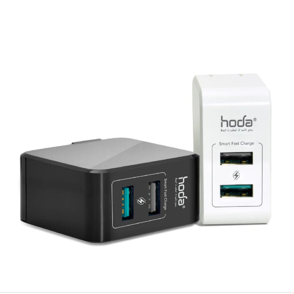 HODA 27W 雙孔 電源供應器 USB A 充電器 適 iPhone 16 15 14 S24-細節圖3