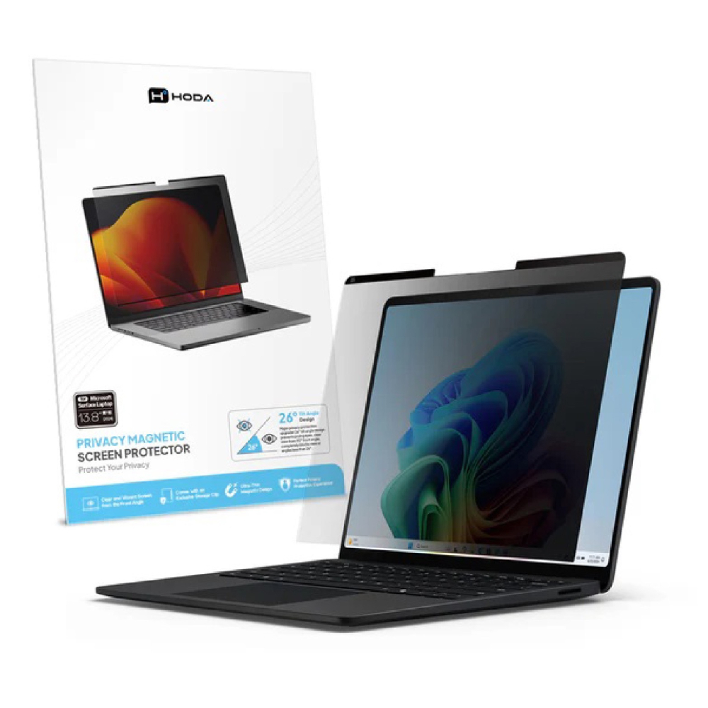 HODA 磁吸 防窺 玻璃貼 保護貼 螢幕貼 適 微軟Surface Laptop Pro 13.8吋 15吋 11版-細節圖2