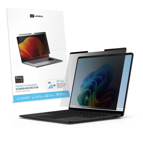 HODA 磁吸 防窺 玻璃貼 保護貼 螢幕貼 適 微軟Surface Laptop Pro 13.8吋 15吋 11版-規格圖6