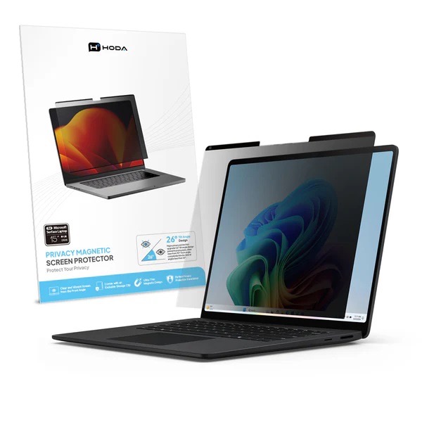 HODA 磁吸 防窺 玻璃貼 保護貼 螢幕貼 適 微軟Surface Laptop Pro 13.8吋 15吋 11版-規格圖6