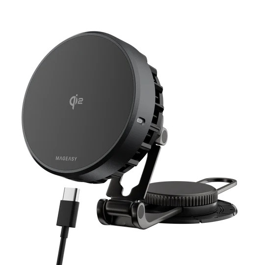 MAGEASY Qi2 車用 手機支架 磁吸式 充電器 支援 MagSafe 適 iPhone 16 15 S24-規格圖9