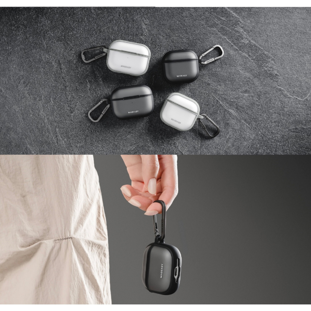 MAGEASY Roam 城市漫遊 霧透 耳機殼 保護殼 適 AirPods Pro 1 2-細節圖6