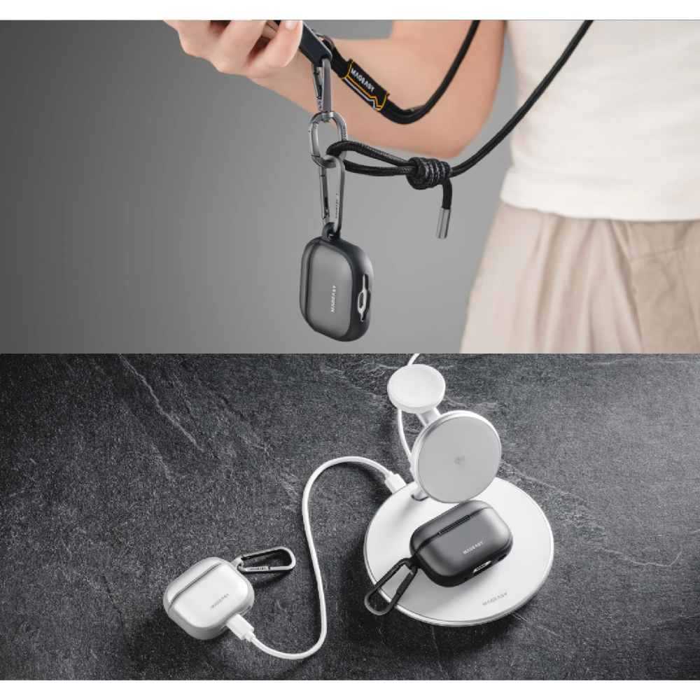 MAGEASY Roam 城市漫遊 霧透 耳機殼 保護殼 適 AirPods Pro 1 2-細節圖7