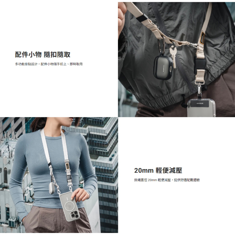 MAGEASY 20mm Fidlock 雙扣 機能快扣 手機 掛繩 揹繩 附轉接片 適 iPhone 16 15-細節圖5