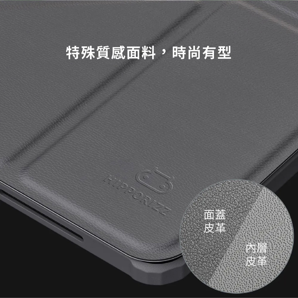 Hipporizz Origo 晶透 筆槽 防摔殼 保護套 皮套 保護殼 適 iPad Pro 13 吋-細節圖7