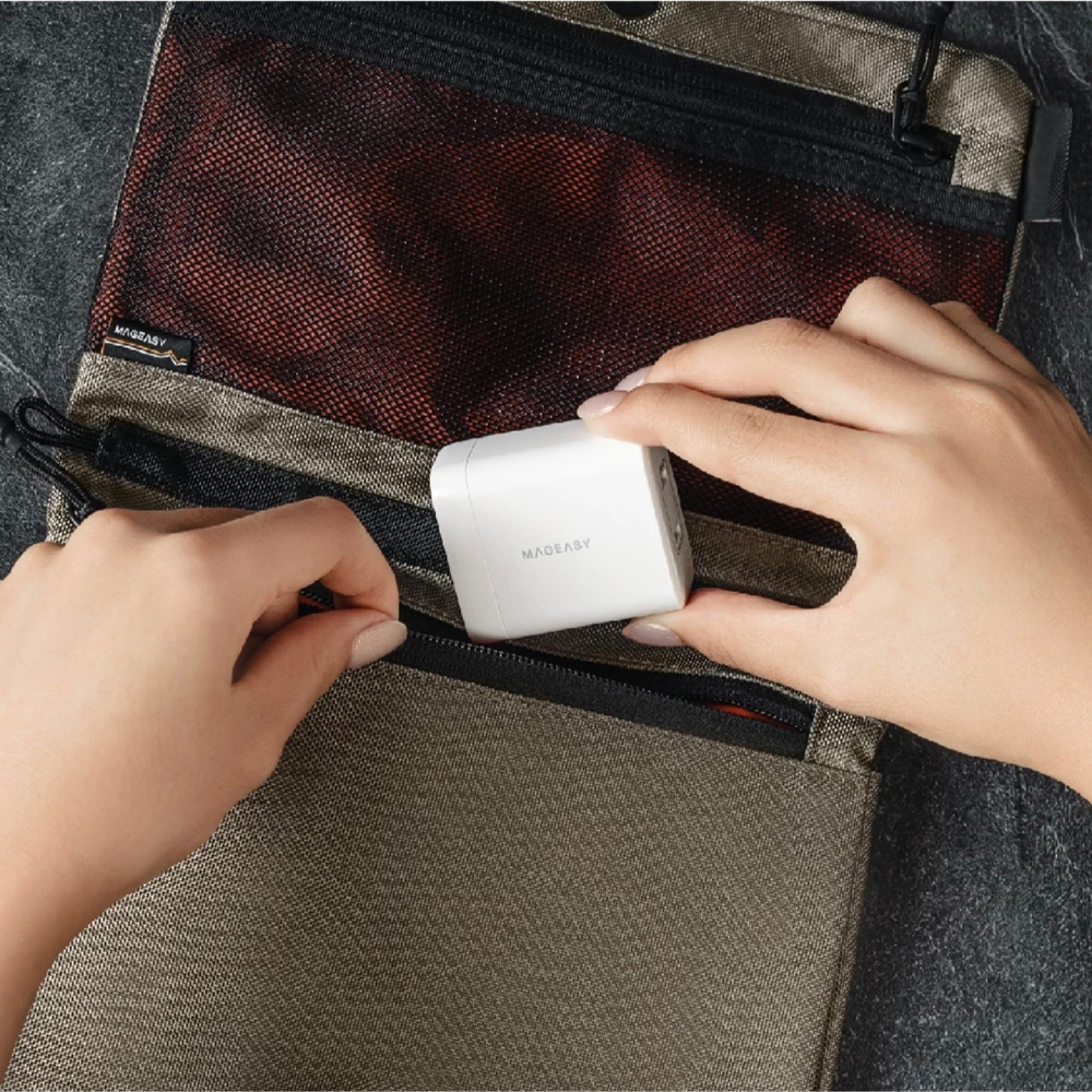 MAGEASY 45W GaN 氮化鎵 雙孔 電源供應器 快充頭 充電頭 適 iPhone 16 15 14 S24-細節圖8