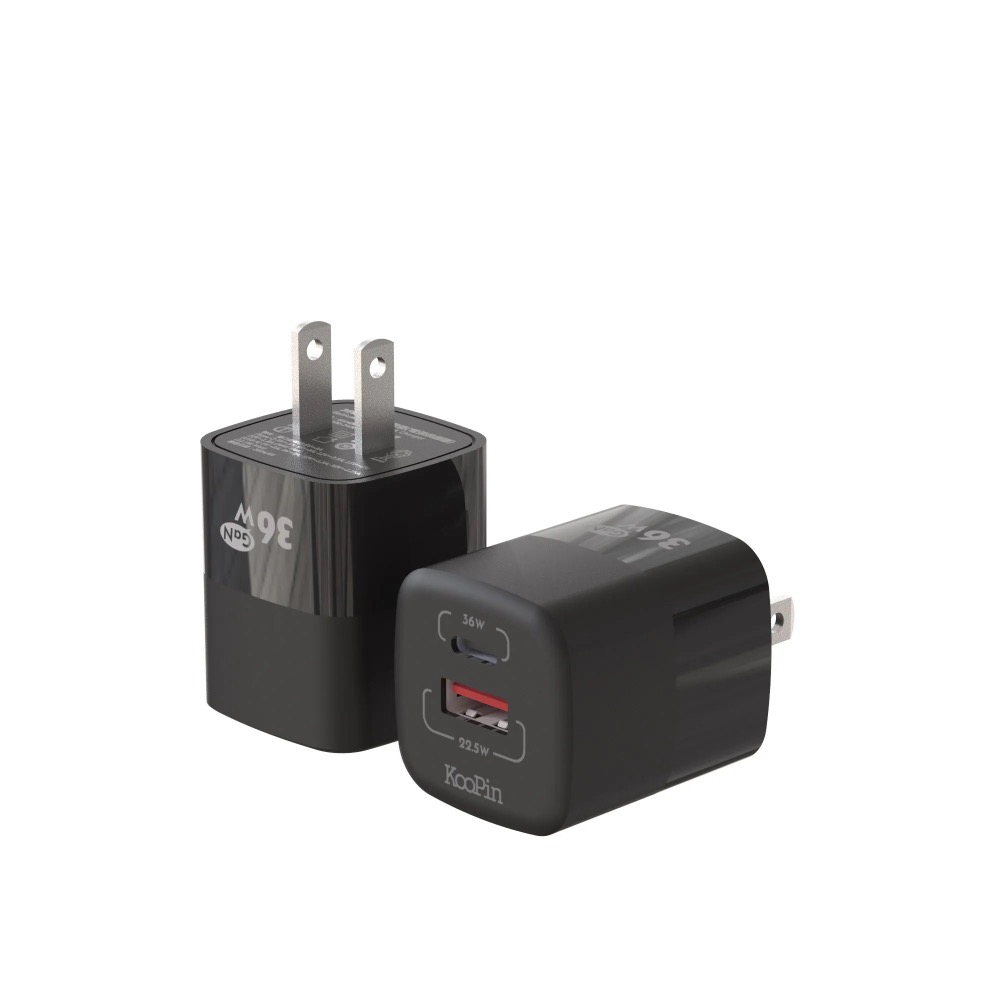 KooPin Type C A 氮化鎵 36W 充電器 快充頭 充電頭 雙孔 適 iPhone 16 15 s25-規格圖10