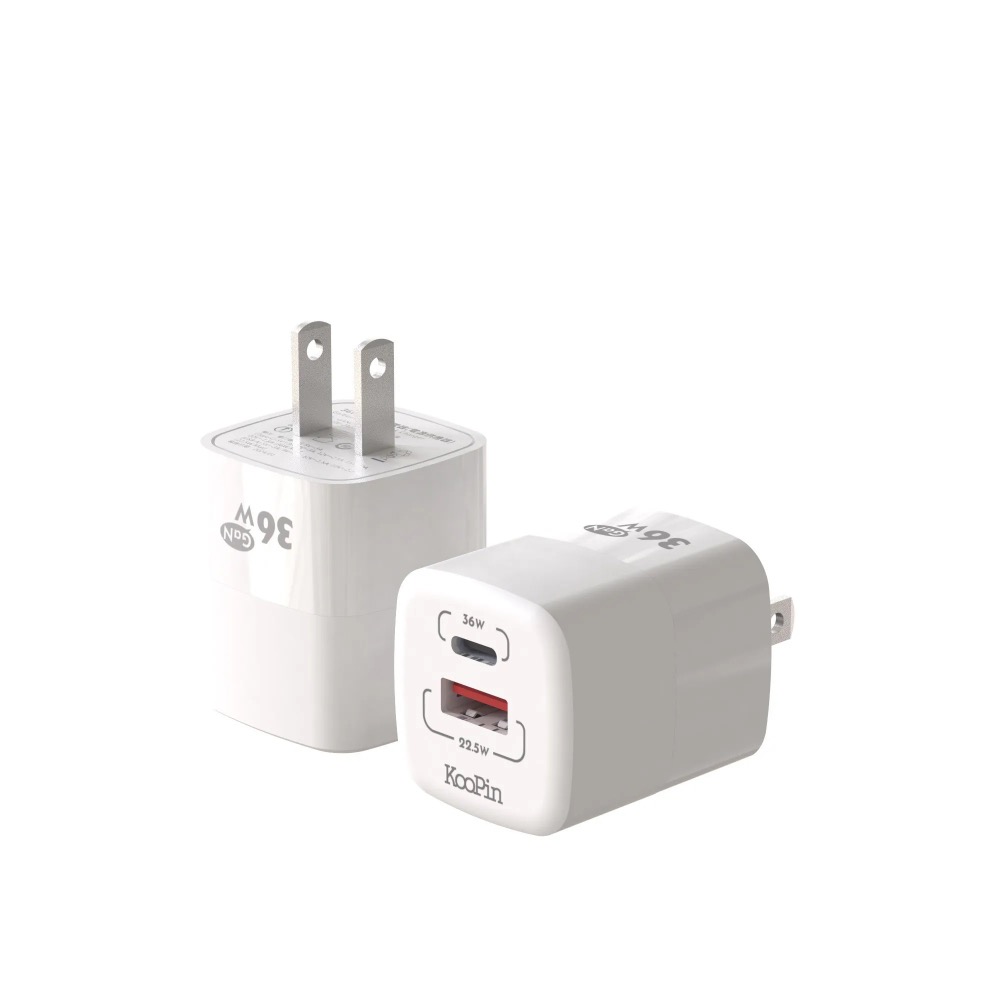 KooPin Type C A 氮化鎵 36W 充電器 快充頭 充電頭 雙孔 適 iPhone 16 15 s25-規格圖10