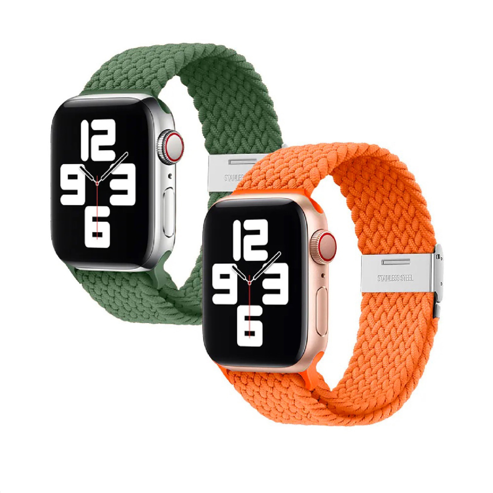 Hipporizz Flexa 尼龍 編織 錶帶 Apple Watch S10 42 44 45 46 49 mm-細節圖2