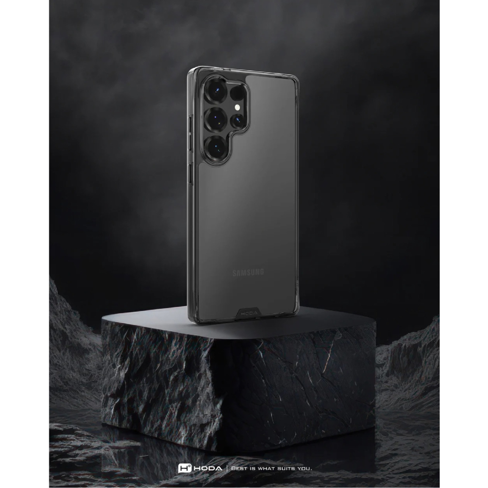 HODA 晶石 玻璃 防摔殼 保護殼 手機殼 透明殼 適 Samsung S25 Ultra-細節圖8