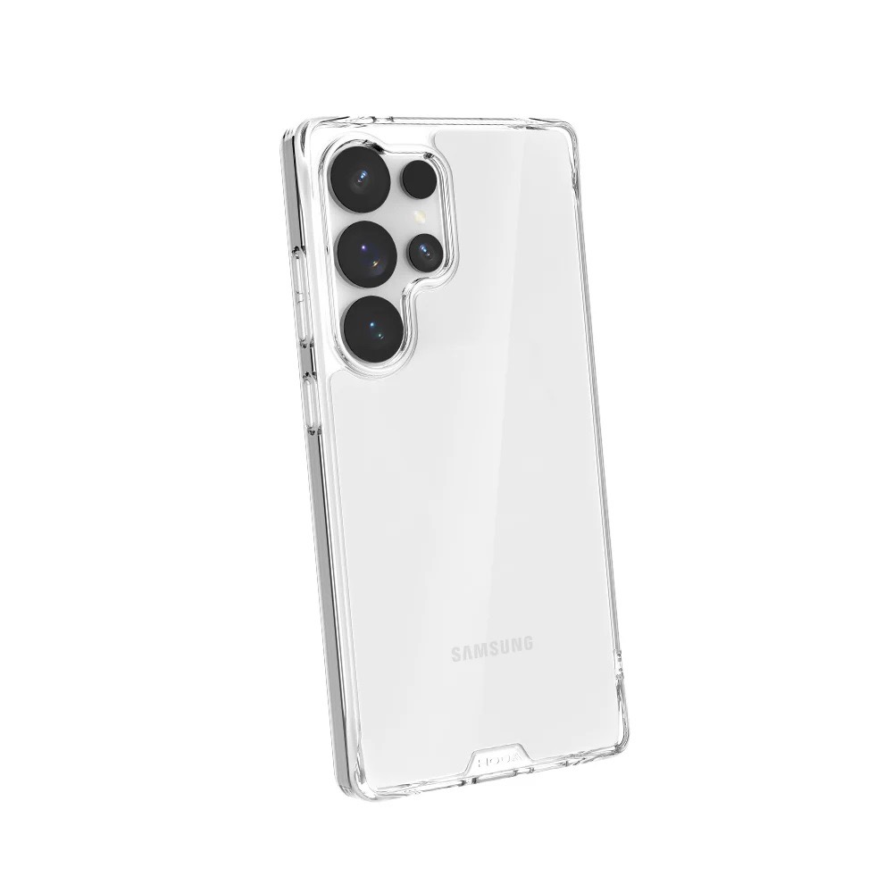 HODA 晶石 玻璃 防摔殼 保護殼 手機殼 透明殼 適 Samsung S25 Ultra-透明S25 Ultra