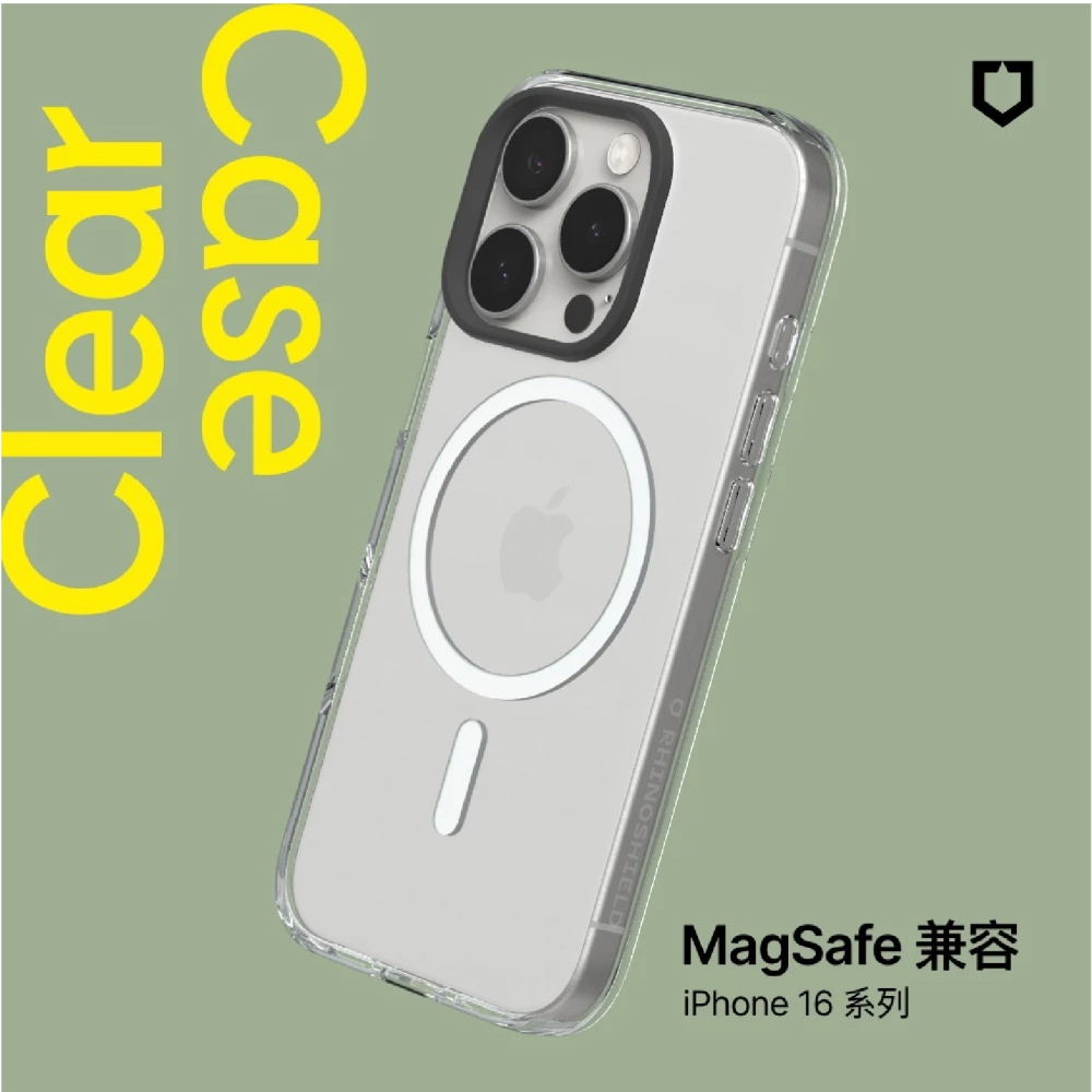 犀牛盾 Clear MagSafe 透明 磁吸 手機殼 防摔殼 保護殼 iPhone 16 Plus Pro Max-細節圖3