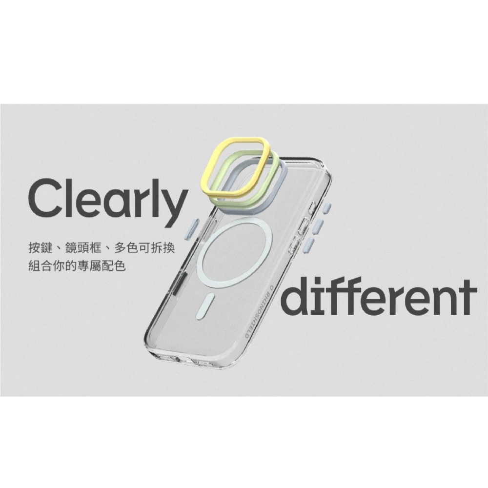 犀牛盾 Clear MagSafe 透明 磁吸 手機殼 防摔殼 保護殼 iPhone 16 Plus Pro Max-細節圖5