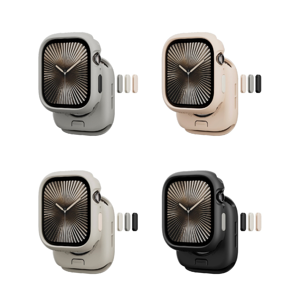 MAGEASY Skin 保護殼 防摔殼 手錶殼 適 Apple Watch S10 42 46 mm-細節圖2