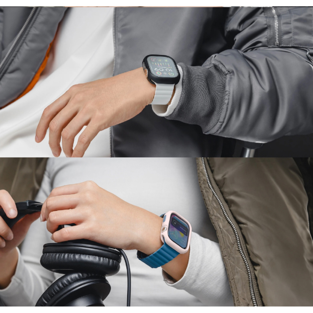 MAGEASY Skin 保護殼 防摔殼 手錶殼 適 Apple Watch S10 42 46 mm-細節圖7