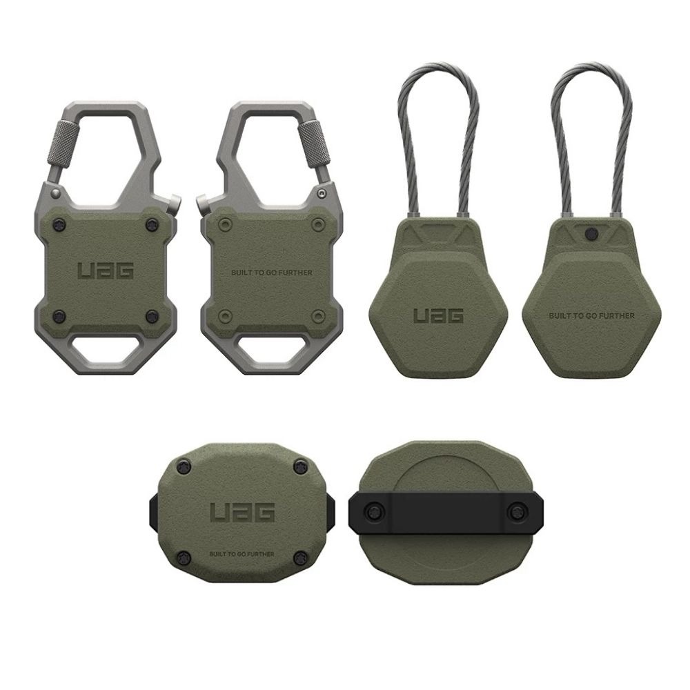 UAG 頂級 簡約 硬殼 防摔殼 保護套 保護殼 鑰匙圈 鋼絲 定位器 追蹤器 Apple AirTag air tag-細節圖2