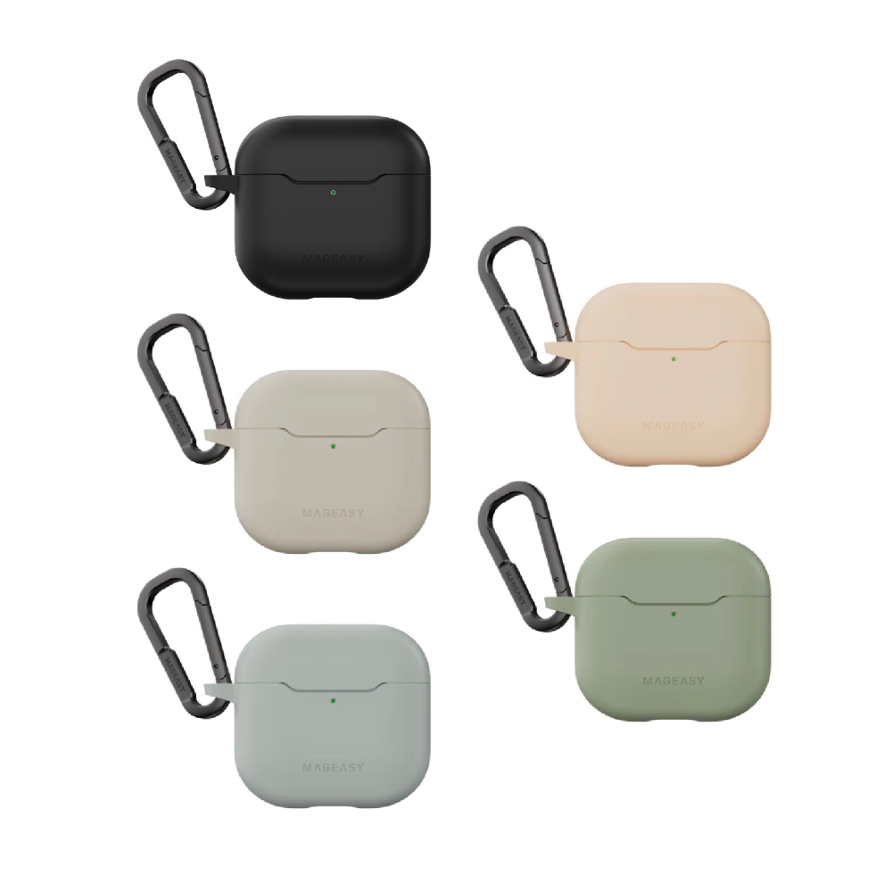 MAGEASY Skin 保護殼 防摔殼 耳機殼 適 AirPods 4 AirPods4-細節圖2