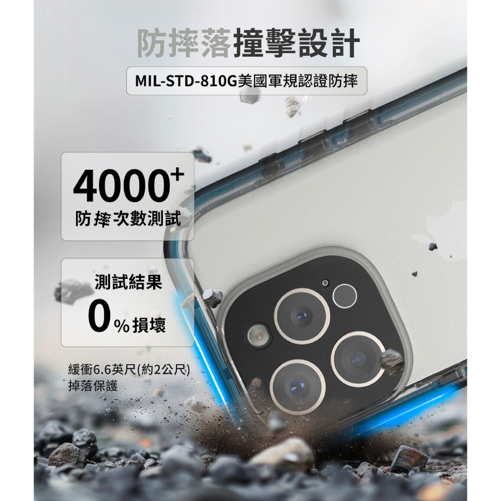 CATALYST 軍規 防水 保護殼 手機殼 防摔殼 四合一 適 iPhone 16 Pro Max-細節圖5