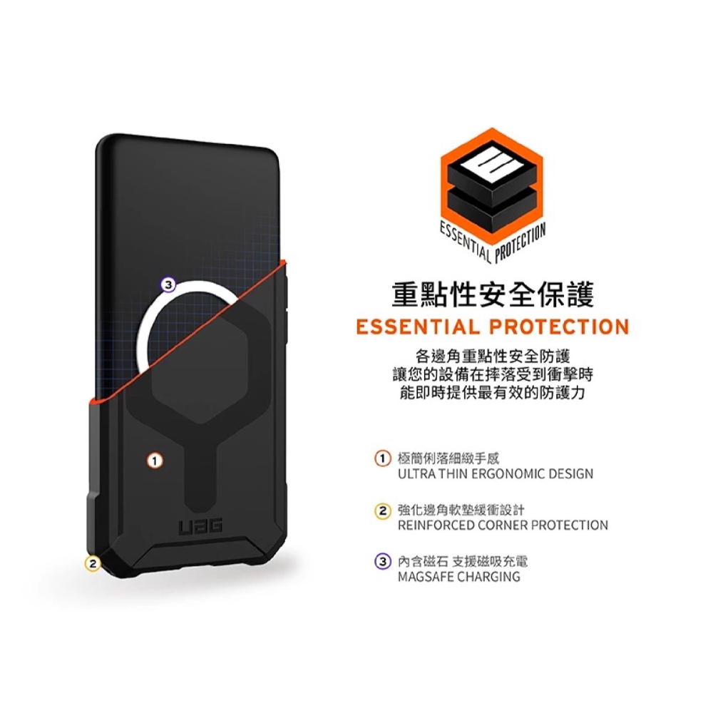 UAG 磁吸 耐衝擊 輕量 手機殼 保護殼 防摔殼 MagSafe 適 iPhone 16e-細節圖6