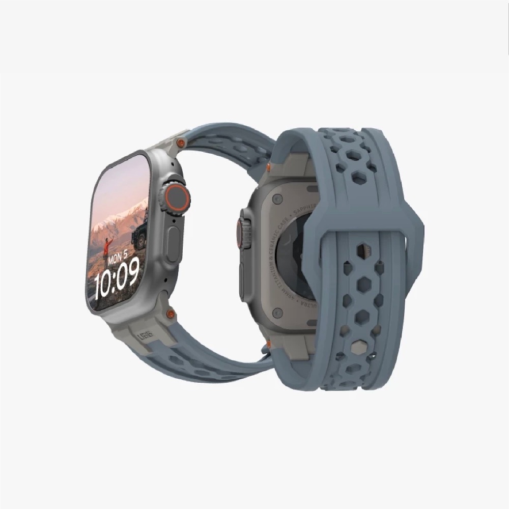 UAG 頂級版 FKM 氟橡膠 錶帶 手錶帶 適 Apple Watch s10 42 44 45 46 49 mm-規格圖11