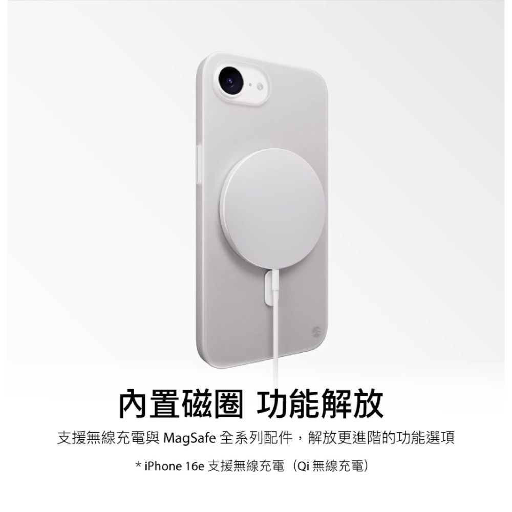 SwitchEasy 魚骨牌 超薄 霧面 磁吸 保護殼 手機殼 防摔殼 支援 MagSafe 適 iphone 16e-細節圖6
