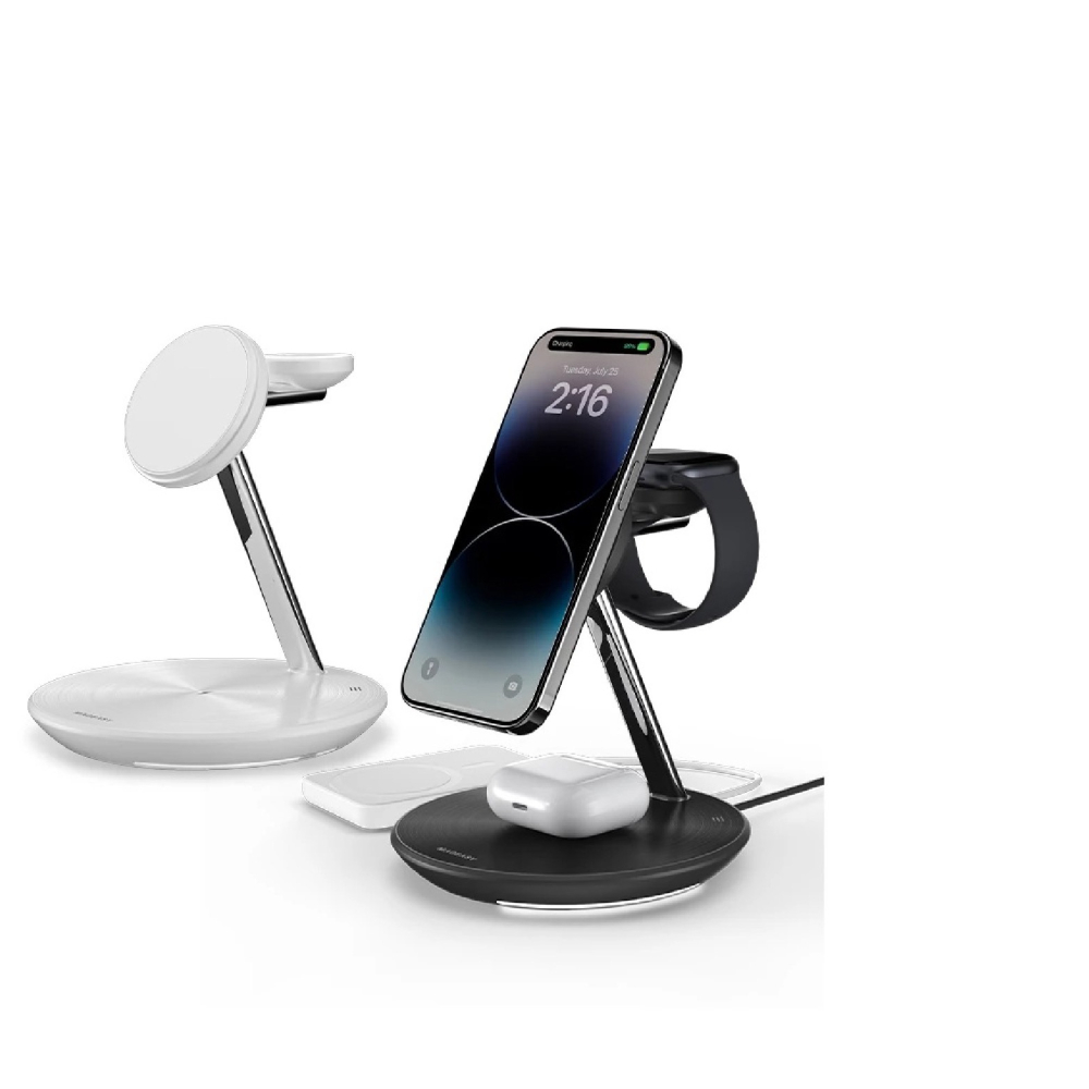 MAGEASY Power Station Qi2 無線 五合一 充電座 充電器 適 iPhone 16e 16 15-細節圖2