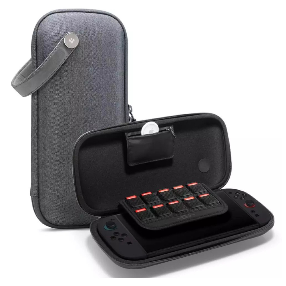 Spigen SGP 硬殼 卡槽 收納包 防撞包 適 Nintendo Switch 2 Klasden-細節圖2