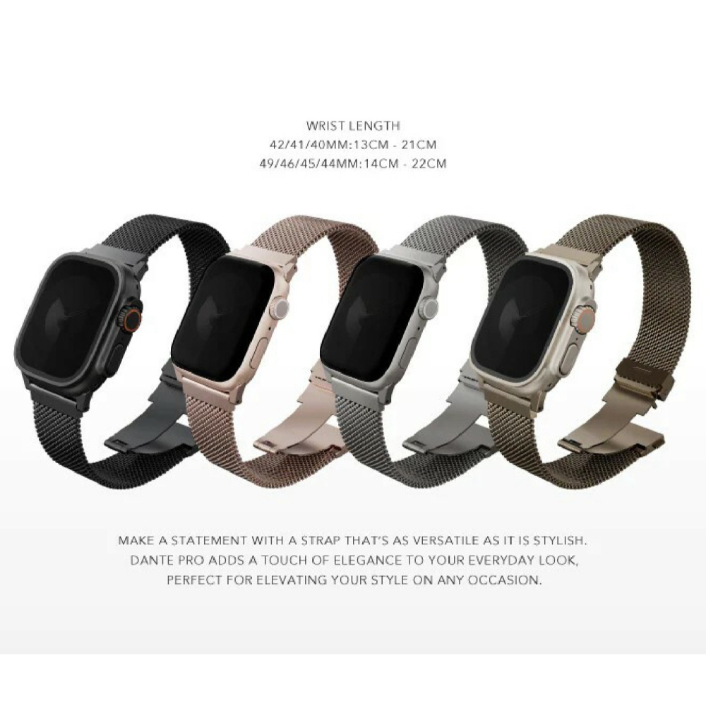UNIQ Dante Pro 不鏽鋼 錶帶 適 Apple Watch 49 46 45 44 42 41 40 mm-細節圖6