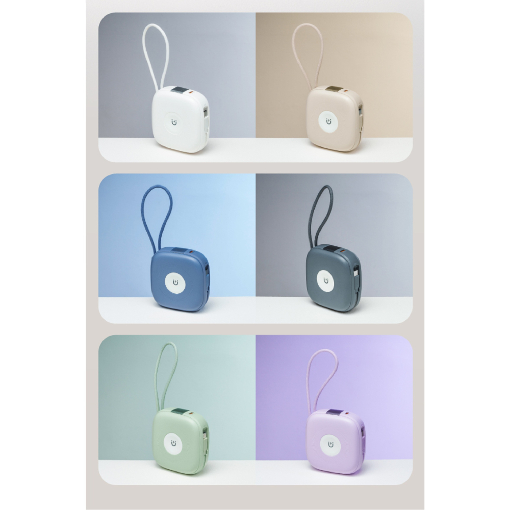 SOLiDE Macaron 馬卡龍 六合一 行動電源 充電器 10000 mAh 適 iPhone 16 16e 15-細節圖7