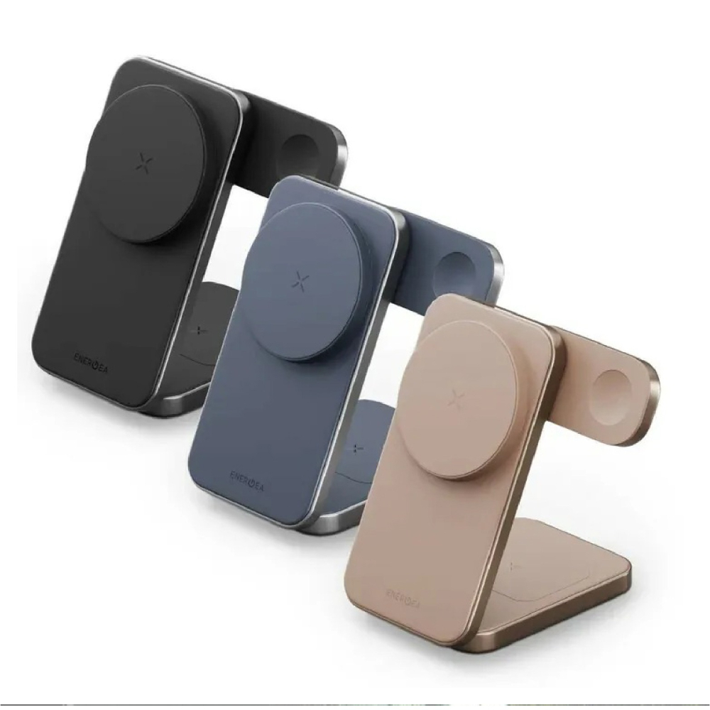 ENERGEA Magtrio Plus 三合一 Qi2 折疊 磁吸無線 充電座 充電器 適 iPhone 16 15-細節圖2