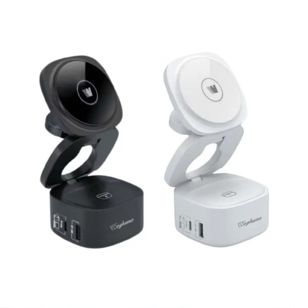 Wephone 65W 氮化鎵 五合一 充電站 充電器 充電座 MagSafe 適 iPhone Apple Watch-細節圖2
