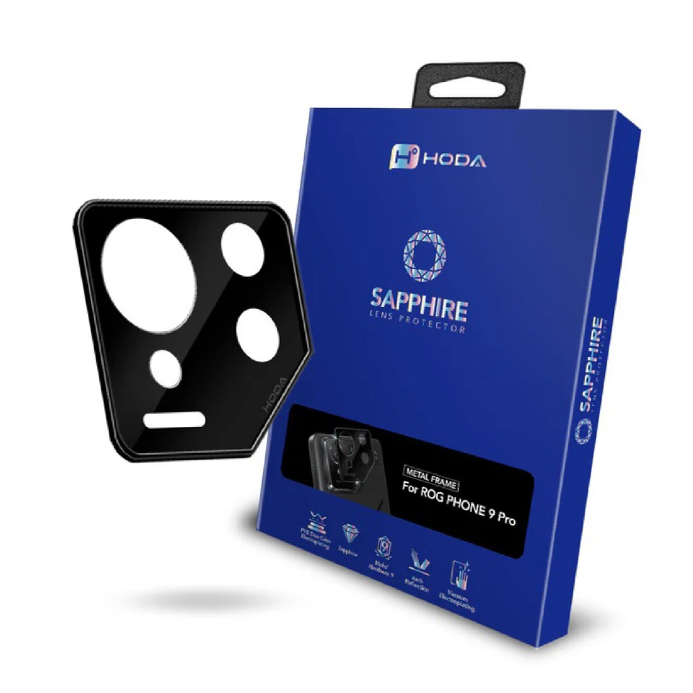 HODA 藍寶石 鏡頭 保護貼 玻璃貼 適 ASUS ROG Phone 9 Pro Edition-細節圖2