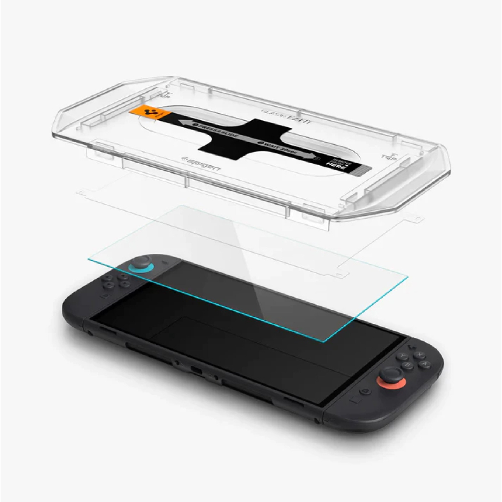 Spigen SGP Glas.tR EZ Fit 玻璃貼 保護貼 螢幕貼 適 Nintendo Switch 2-細節圖3
