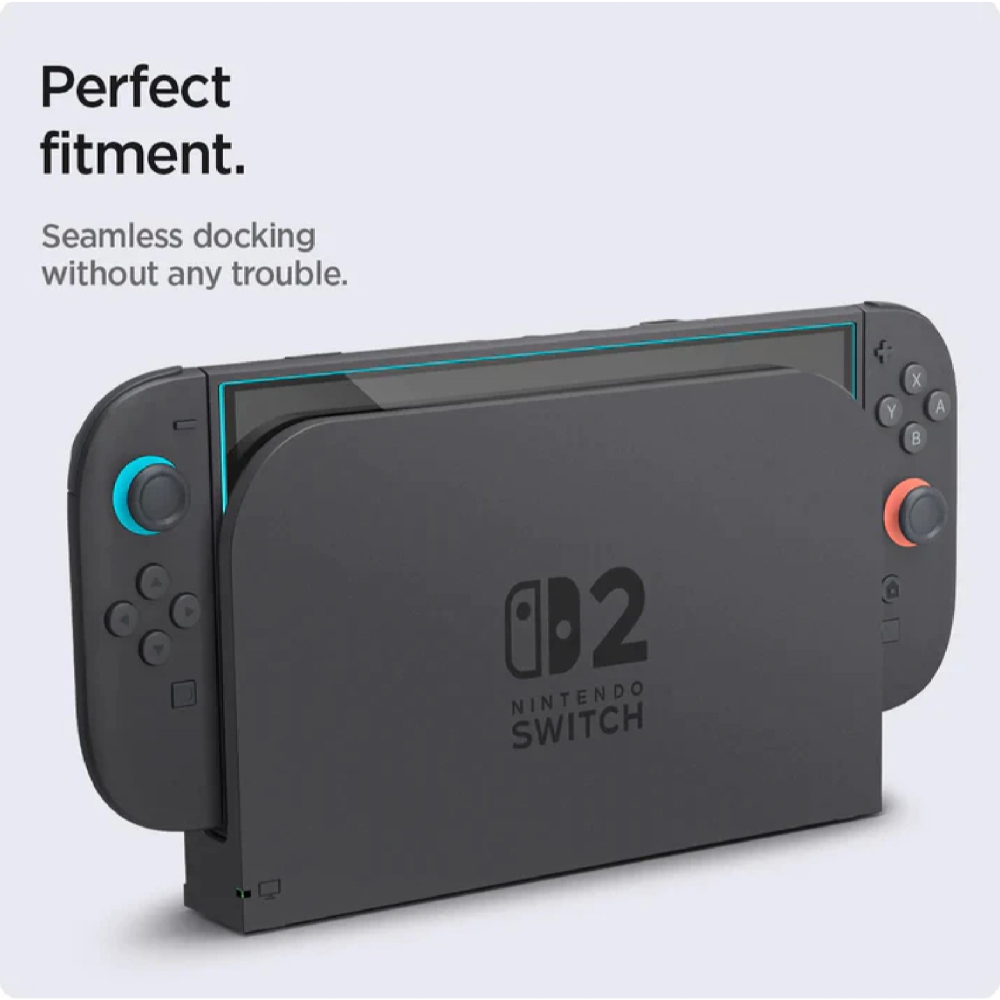 Spigen SGP Glas.tR EZ Fit 玻璃貼 保護貼 螢幕貼 適 Nintendo Switch 2-細節圖8