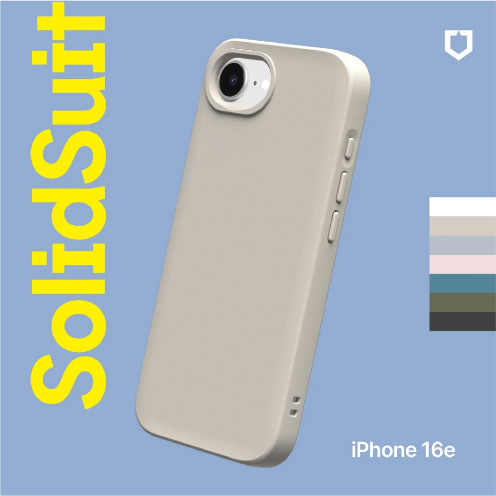 犀牛盾 SolidSuit 一般款 防摔殼 保護殼 手機殼 適 iPhone 16e-細節圖3