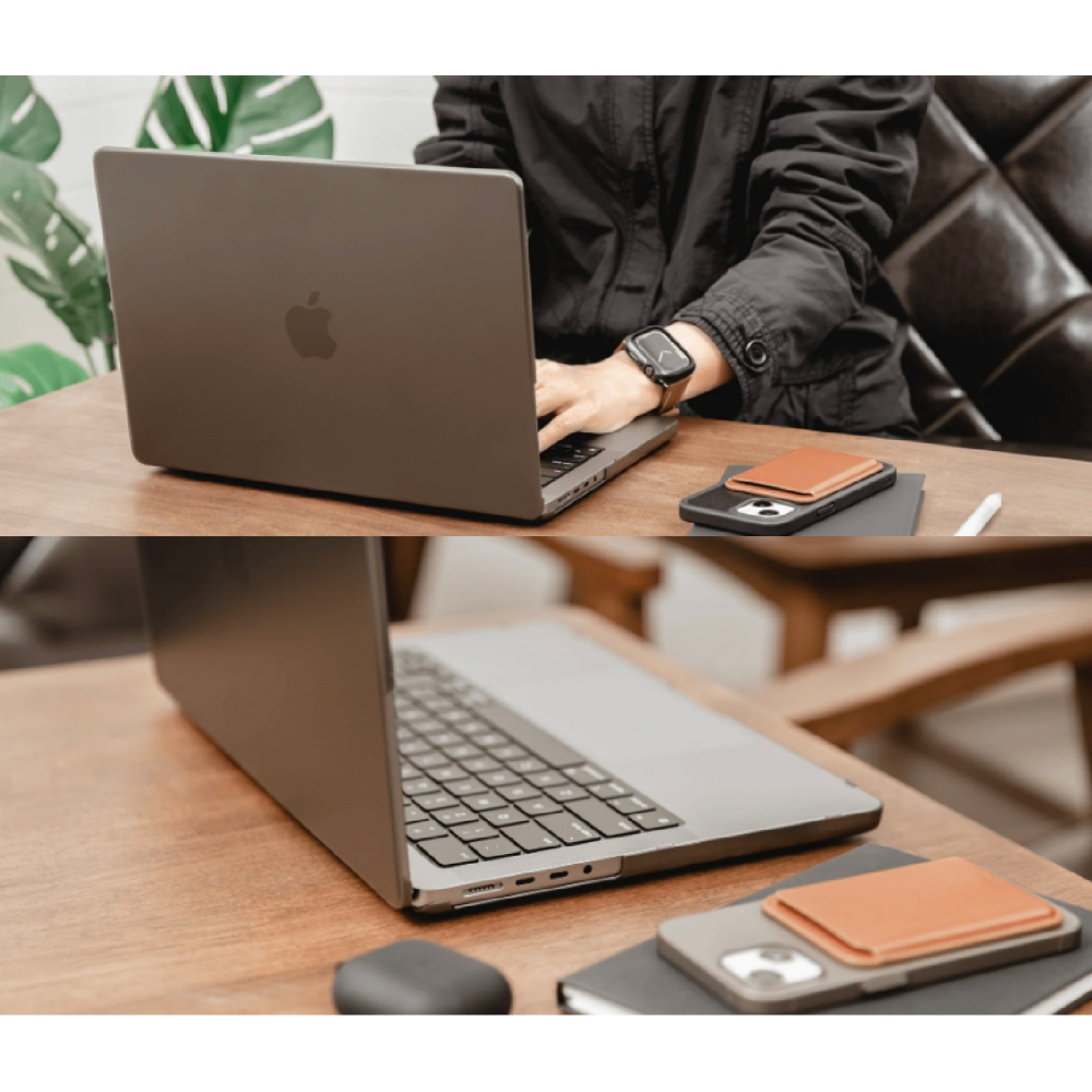 MAGEASY Nude 磨砂 筆電殼 保護殼 防摔殼 適 MacBook Air Pro M1 M2 M3 M4-細節圖9