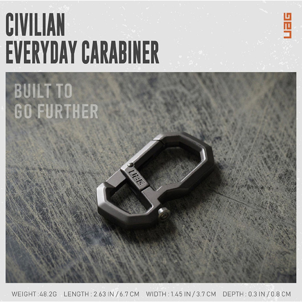 UAG 多用途 快掛 登山扣 手機掛扣 機能掛扣 八字扣 勾環 適 登山 運動-細節圖3