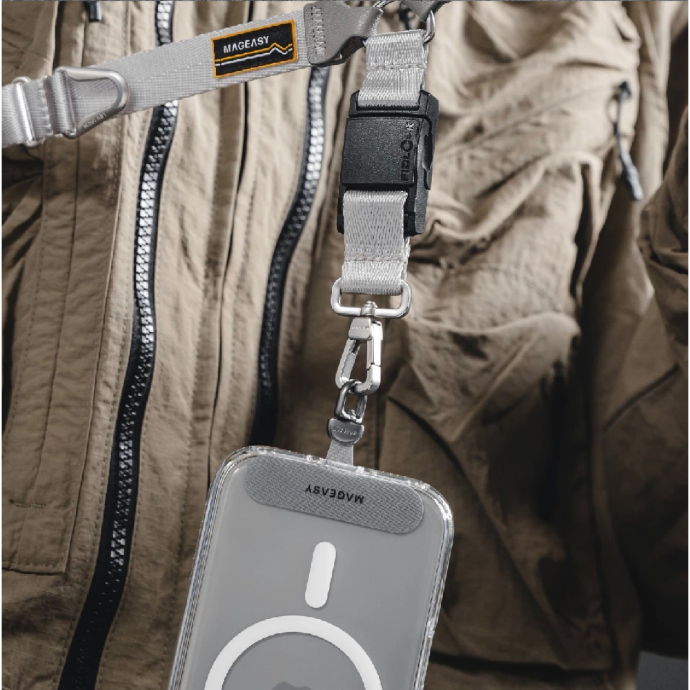 MAGEASY Strap  360° 旋轉 手機 掛片 轉接片 掛繩片 適 iPhone 16e 16 15 S25-細節圖10
