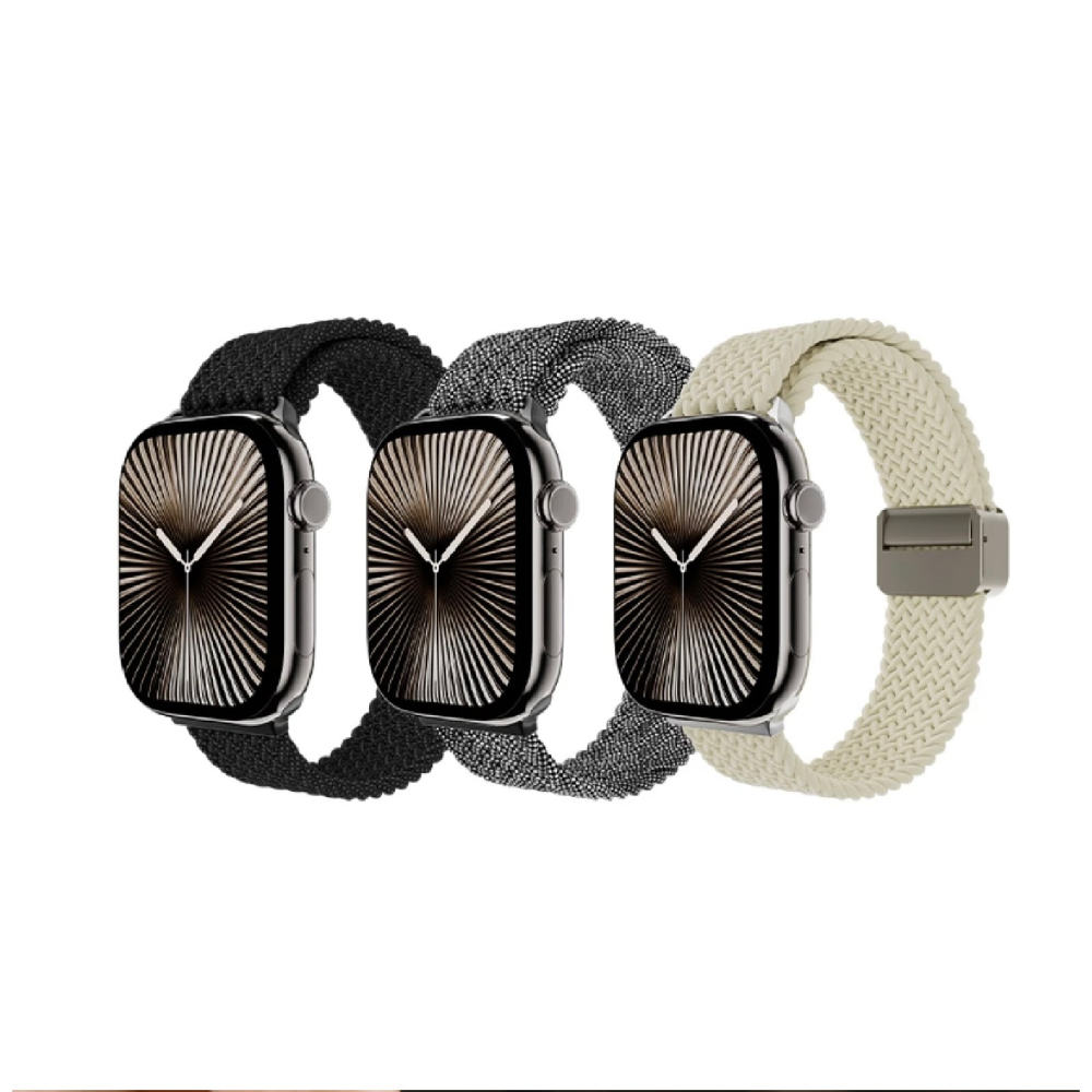 MAGEASY 尼龍 磁扣 錶環 錶帶 Apple Watch s10 40 41 42 44 45 46 49 mm-細節圖2