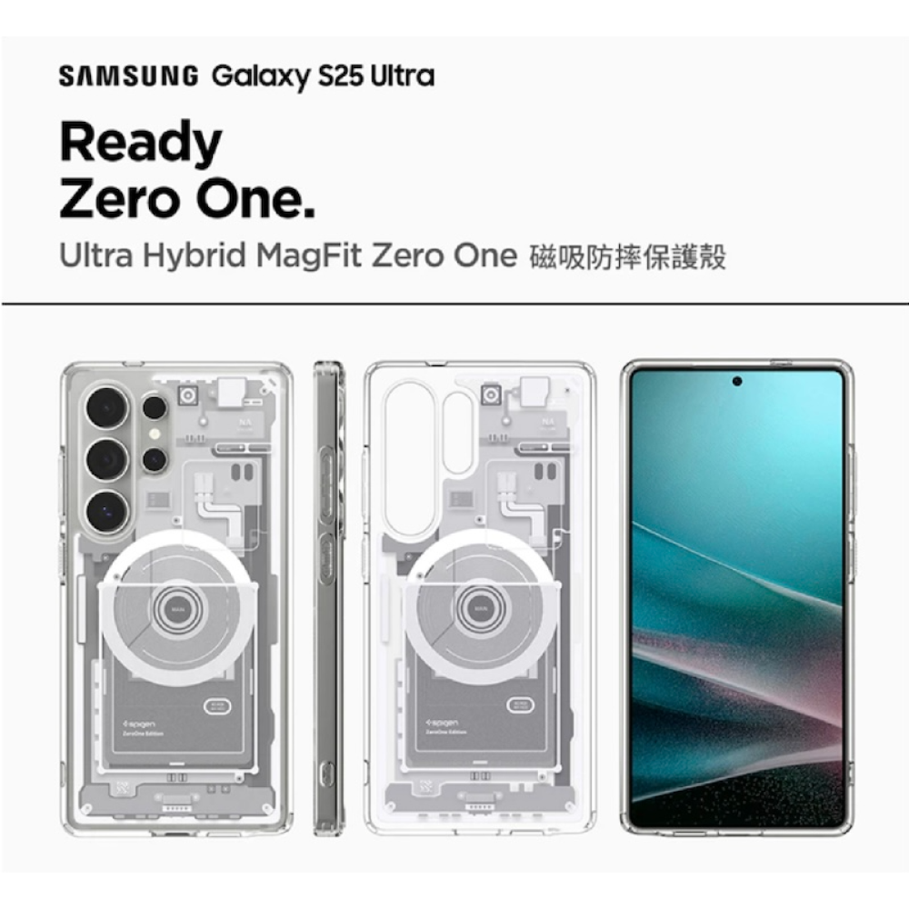 Spigen Hybrid 磁吸 防摔殼 保護殼 手機殼 MagSafe 適 Galaxy S25 Ultra-細節圖4