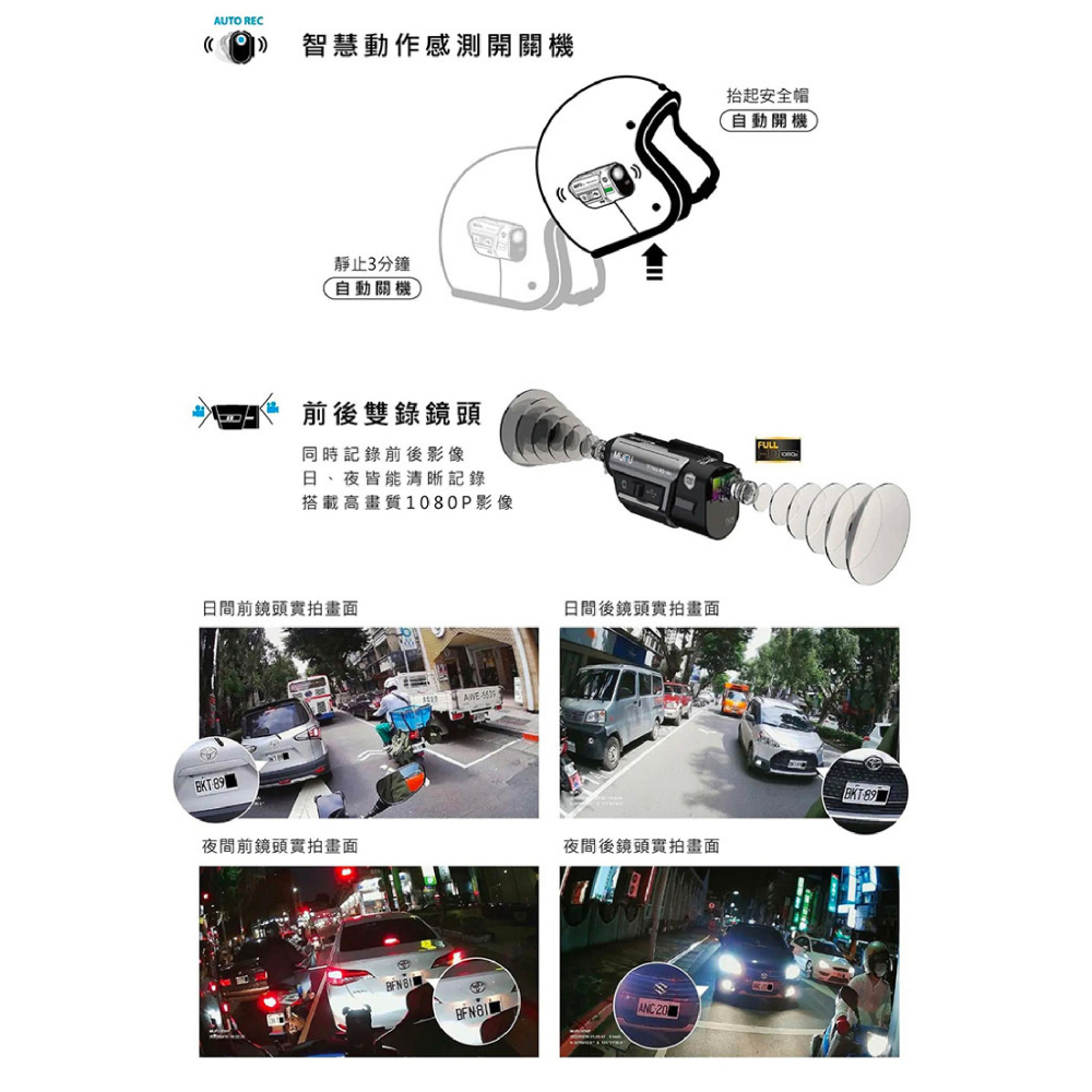 MUFU 前後 雙錄 機車 行車 記錄器 記錄儀 V30P 好神機-細節圖5