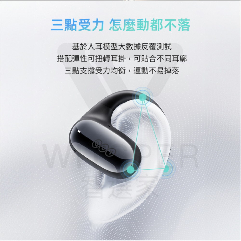 QCY Crossky GTR2 開放式 運動 藍牙 無線 耳機 適 iPhone 16 15 S25-細節圖6