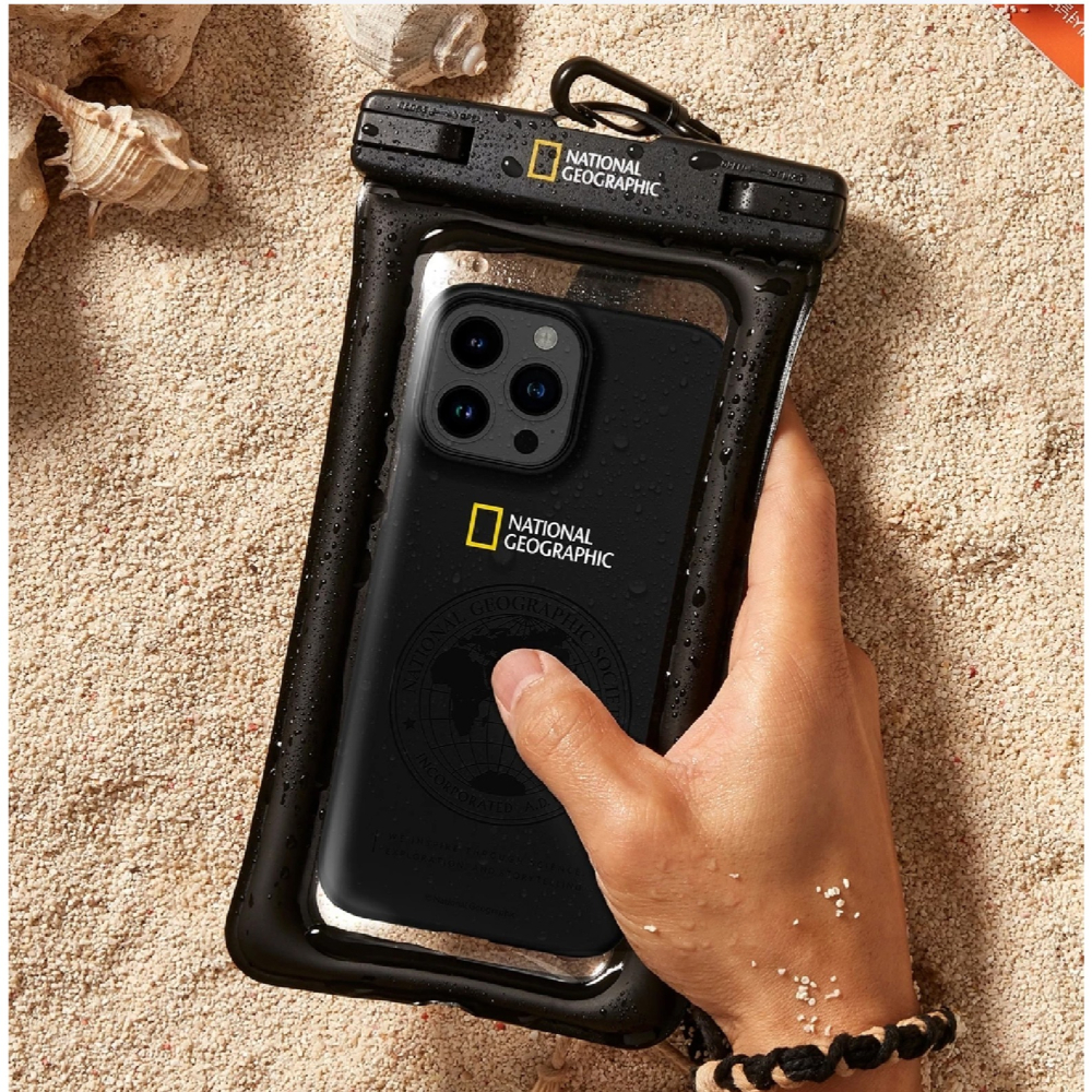 國家地理 National DX 防水袋 收納袋 斜背袋 手機袋 防水 背袋 適 iPhone 16e 16 S25-細節圖9