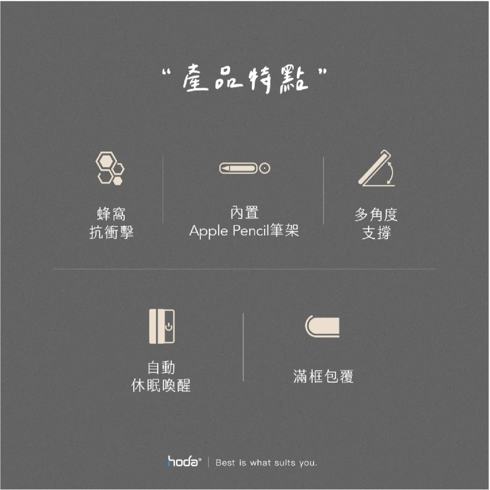 HODA 柔石 防摔殼 保護殼 平板殼 適 iPad Air Pro 4 5 10.9 11 吋 2018-細節圖4
