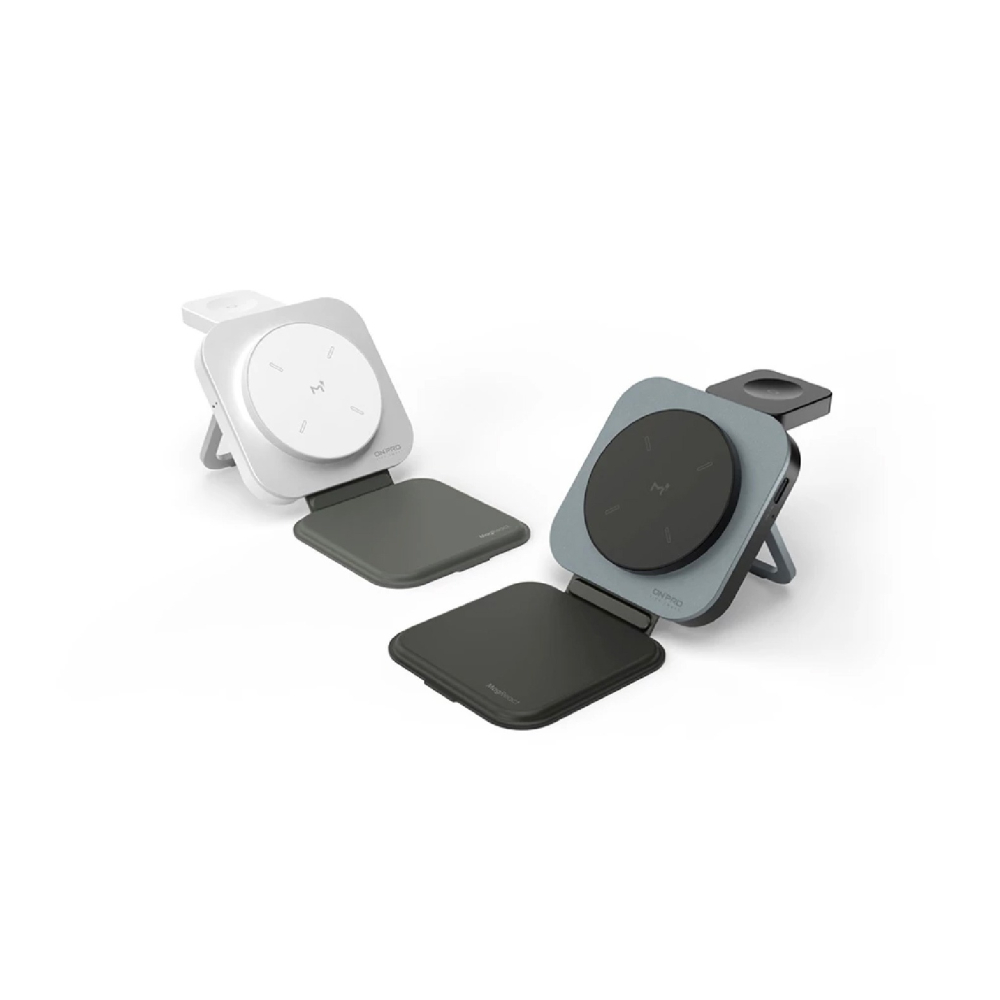 ONPRO MagReact M3 15W 3合1 MagSafe 無線 充電器Qi2 適 iPhone 16 16e-細節圖2