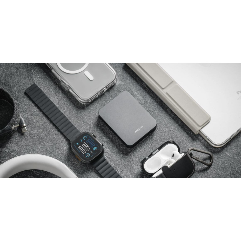 MAGEASY 魚骨牌 MagPower 行動電源 磁吸 充電器 迷你 5000 mAh iPhone 16  s25-細節圖11