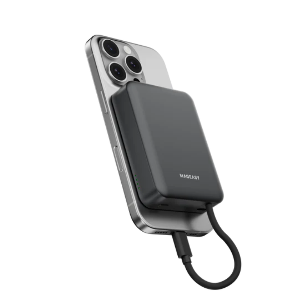 MAGEASY 魚骨牌 MagPower 行動電源 磁吸充電器 迷你 10000 mAh iPhone 16  s25-細節圖2