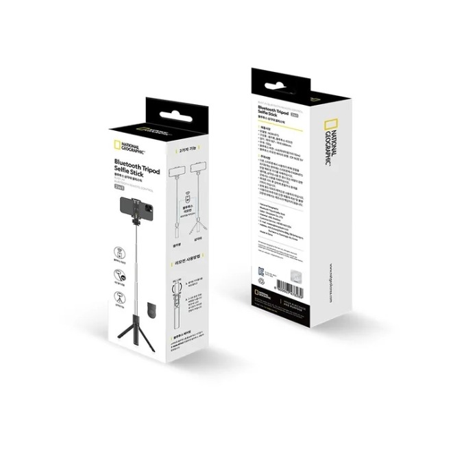 國家地理 NatGeo 藍芽 二合一 6段 伸縮自拍桿 三腳架 適用 iphoen 16 15 14 s25-細節圖10