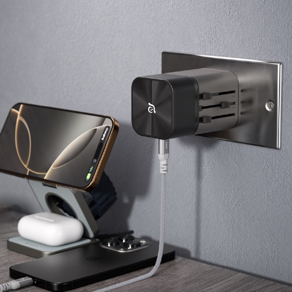 亞果元素 T45 45W 100W 45W 三孔 充電頭 充電器 快充頭 電源供應器 iPhone 15 16 s25-細節圖5