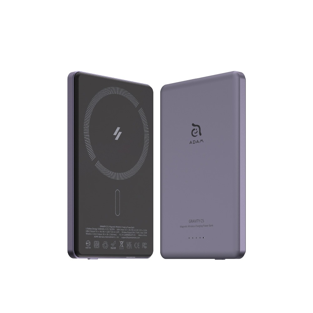 GRAVITY C5 5000mAh 磁吸 無線 行動電源 超薄 MagSafe 適 iPhone 16e 16 s25-規格圖11